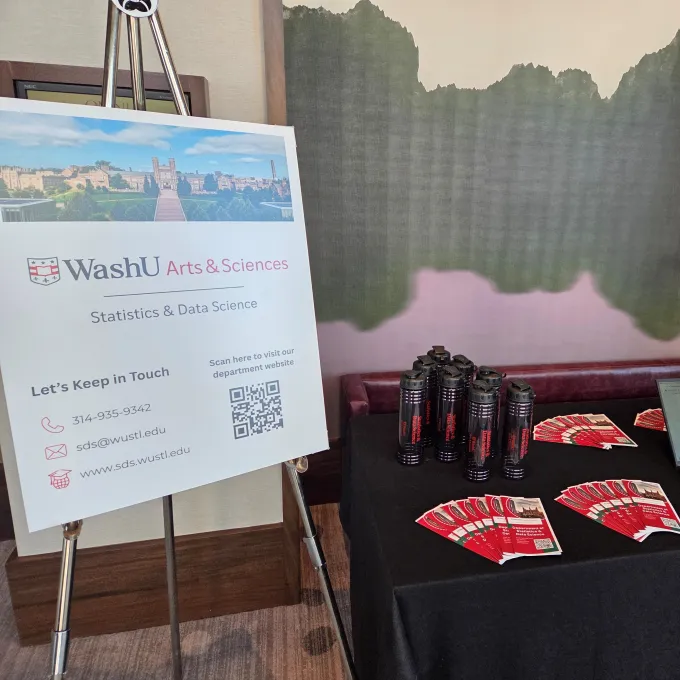 SDS Souvenirs on a table at JSM