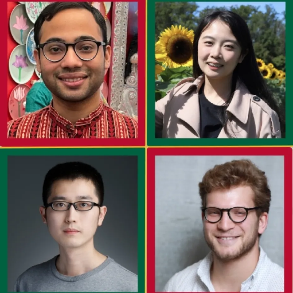 Apratim Dey, Mengxin Yu, Chao Cheng, and Joe Feldman Headshots